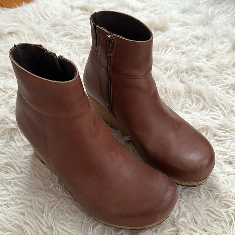 Birkenstock Ebba Brown Leather Boot size 41